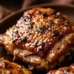 Apple Cider Glazed Chicken Thighs