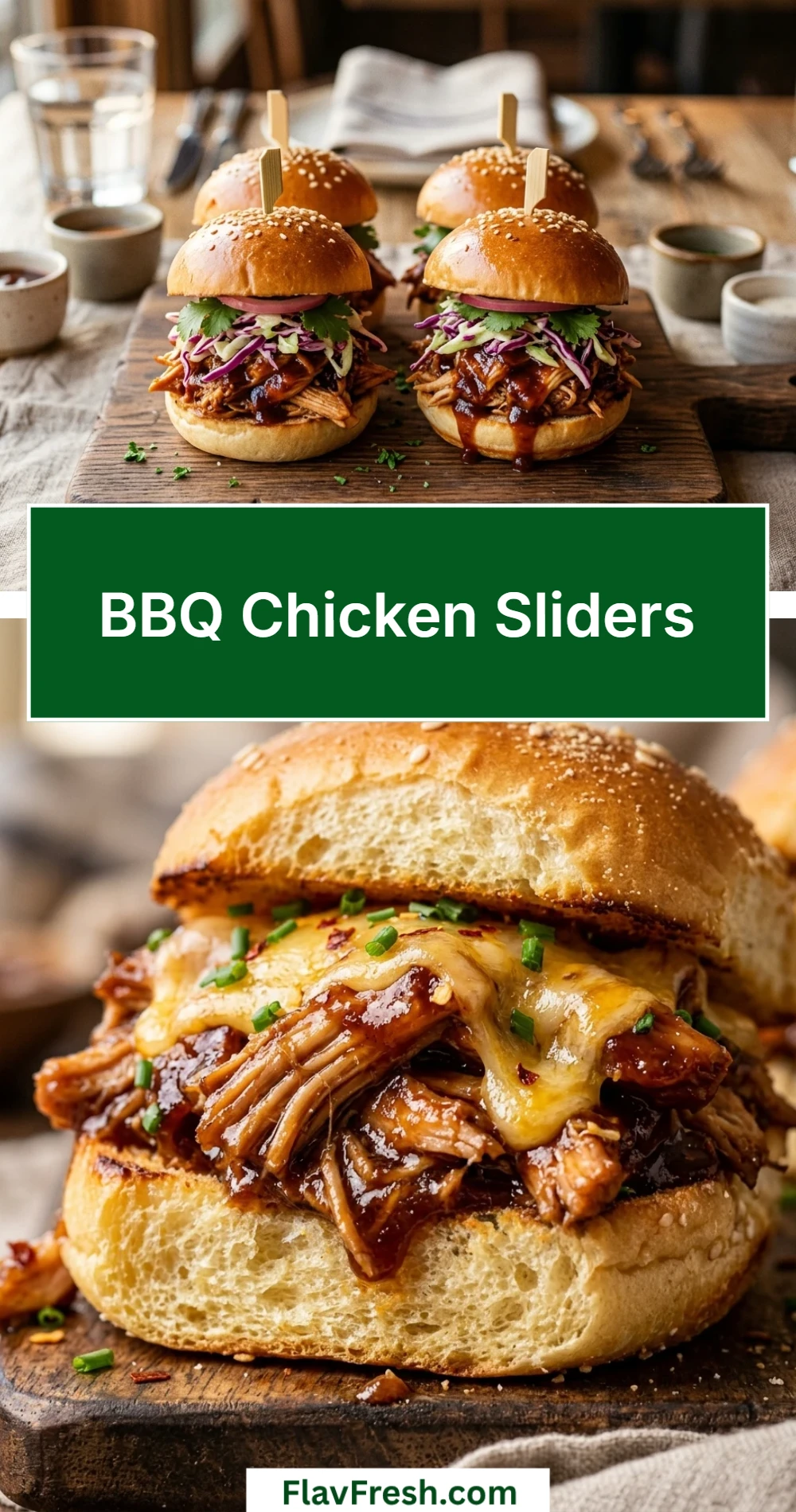 BBQ Chicken Sliders