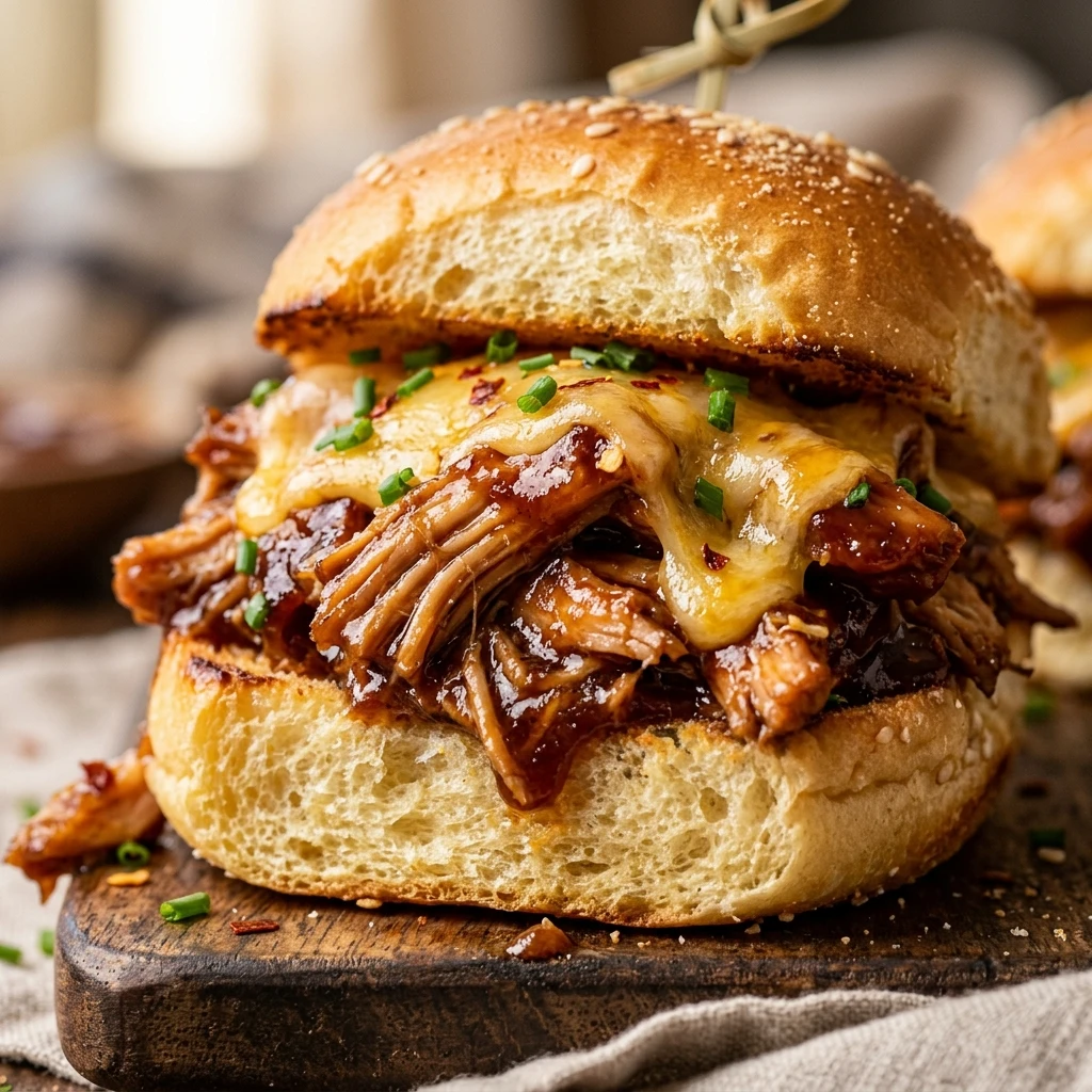 BBQ Chicken Sliders