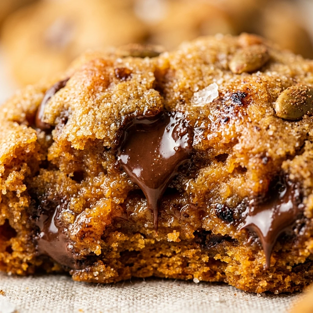 Brown Butter Pumpkin Chocolate Chip Cookies