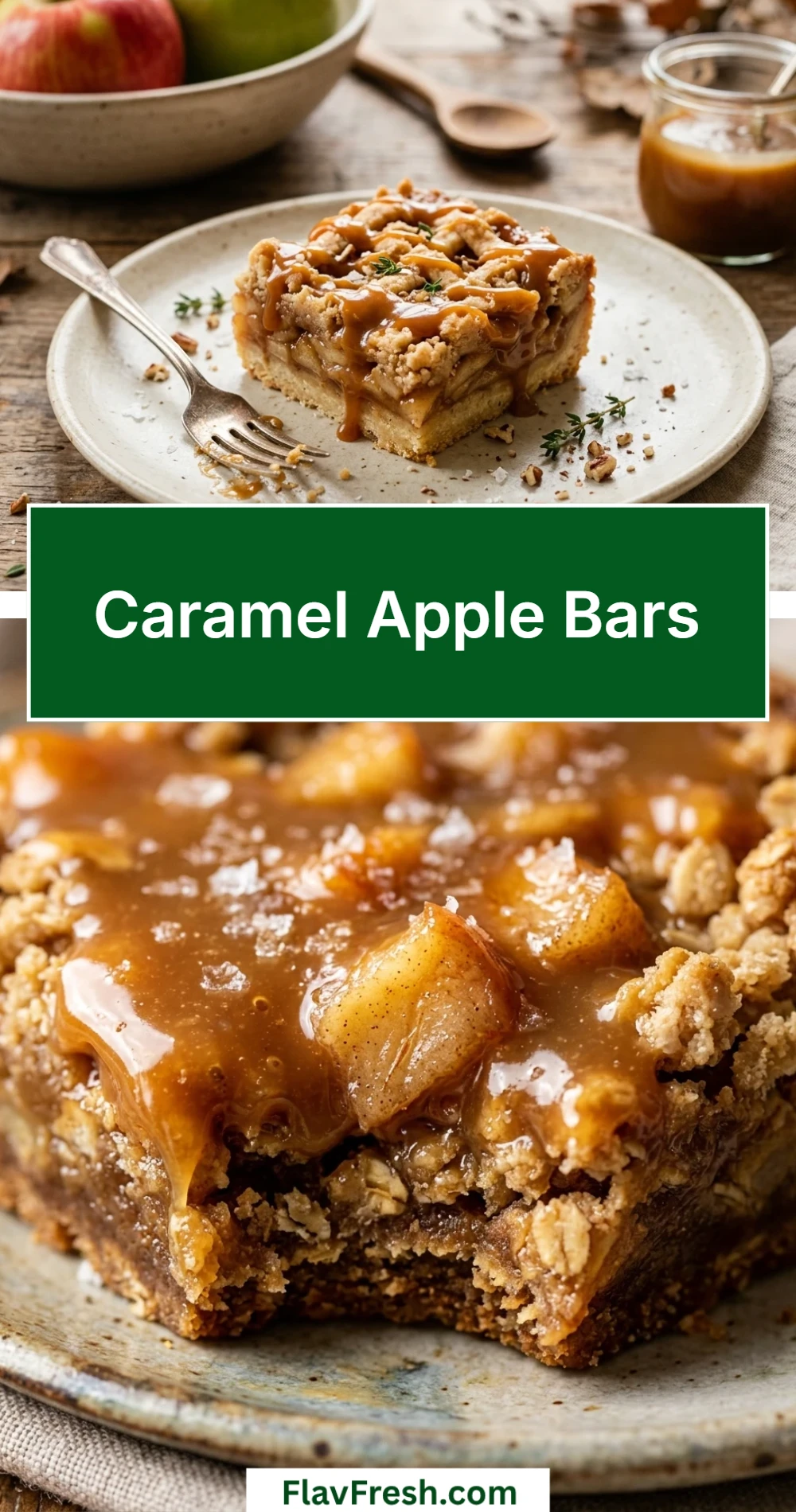 Caramel Apple Bars