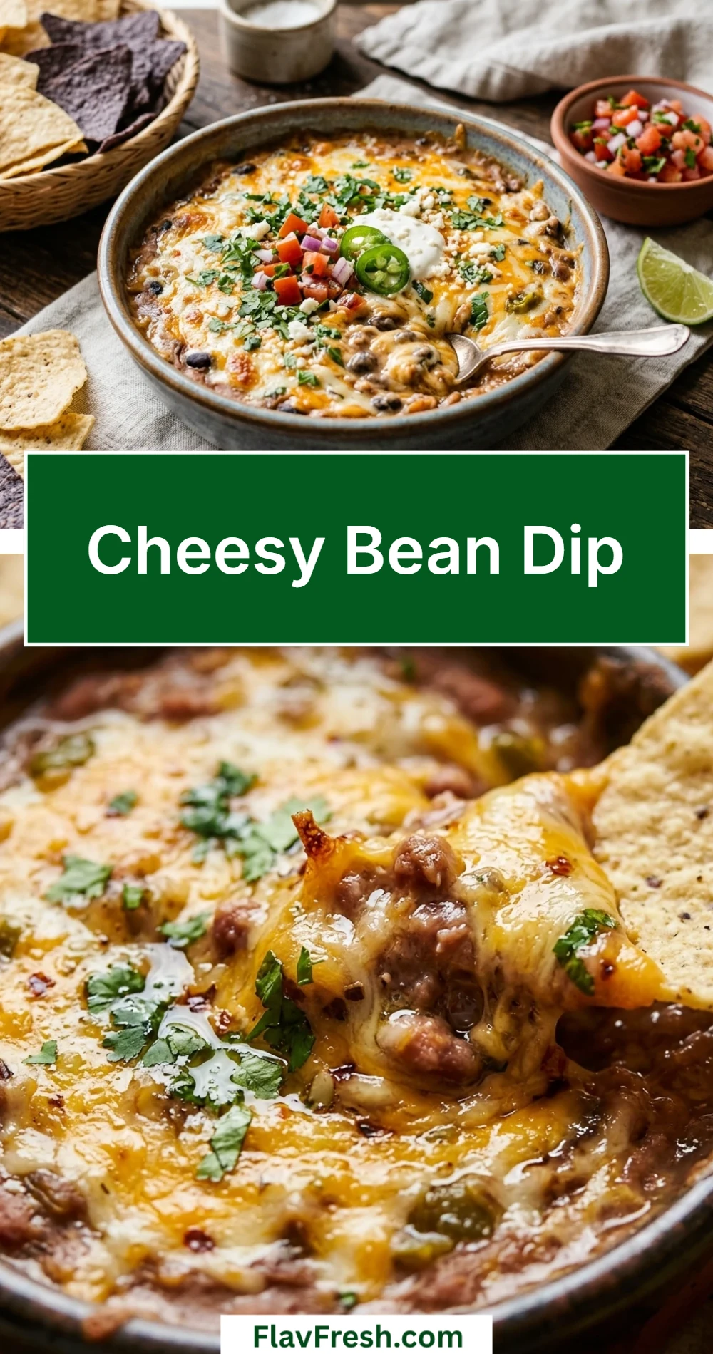 Cheesy Bean Dip