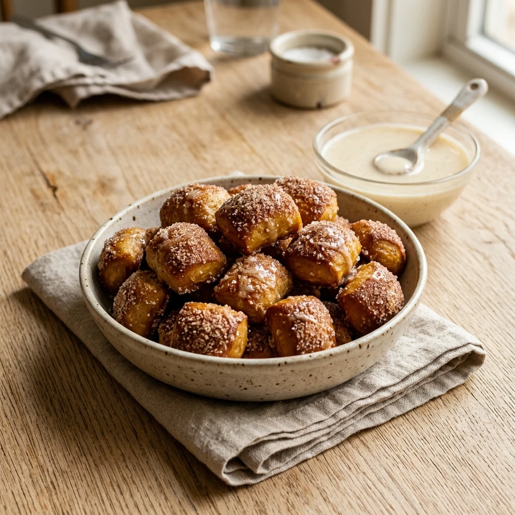Cinnamon Sugar Pretzel Bites