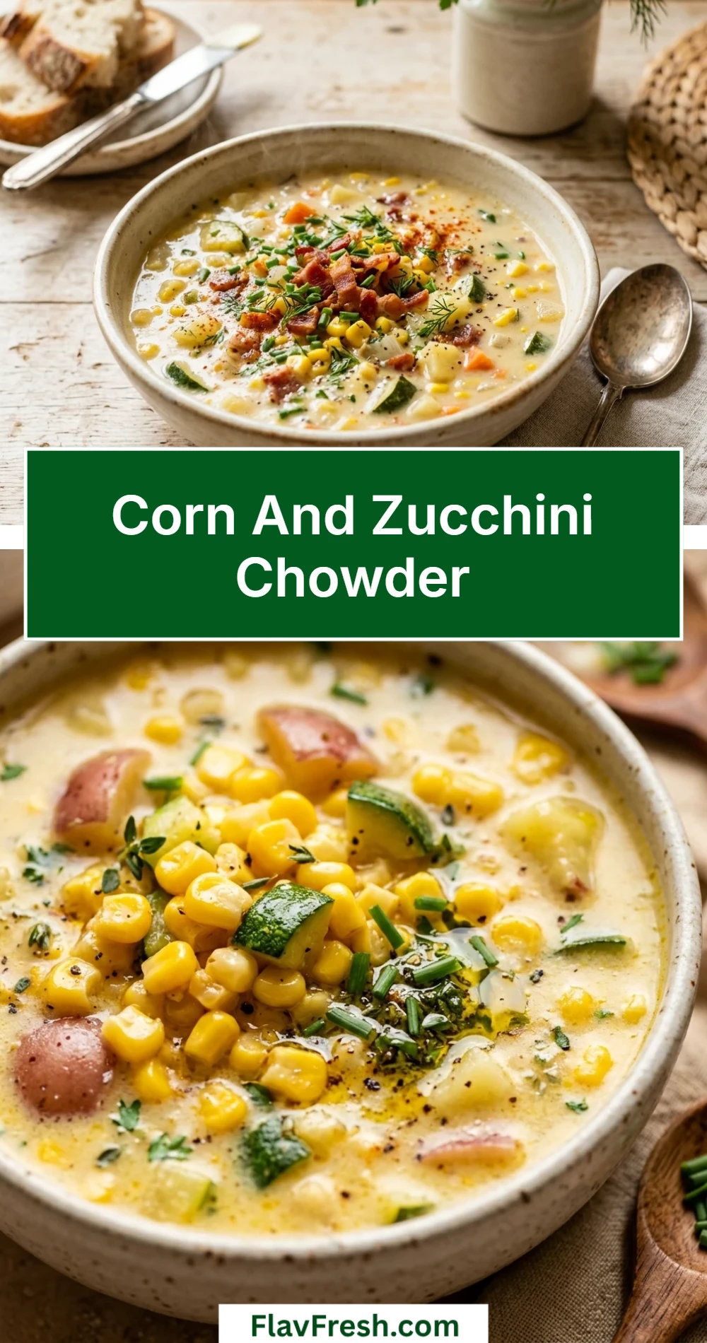 Corn And Zucchini Chowder