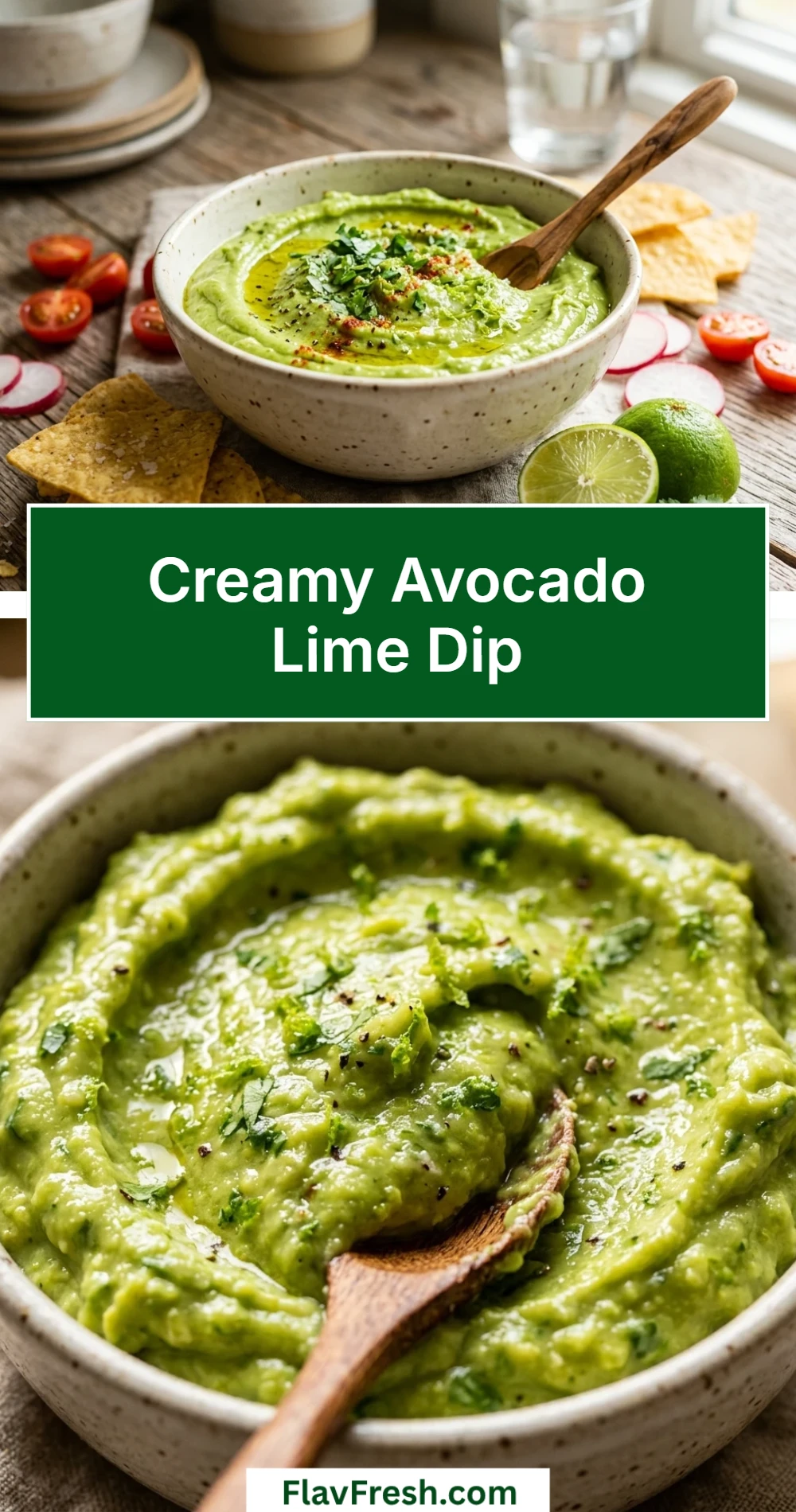 Creamy Avocado Lime Dip