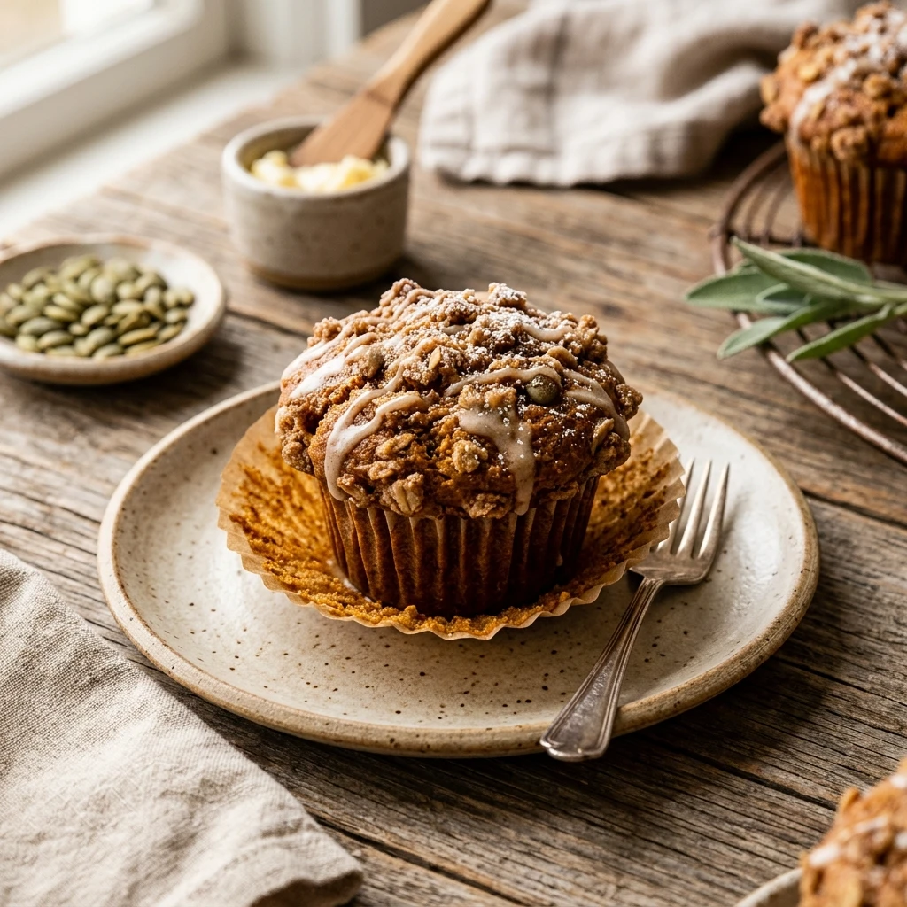 Easy Bakery Style Pumpkin Muffins