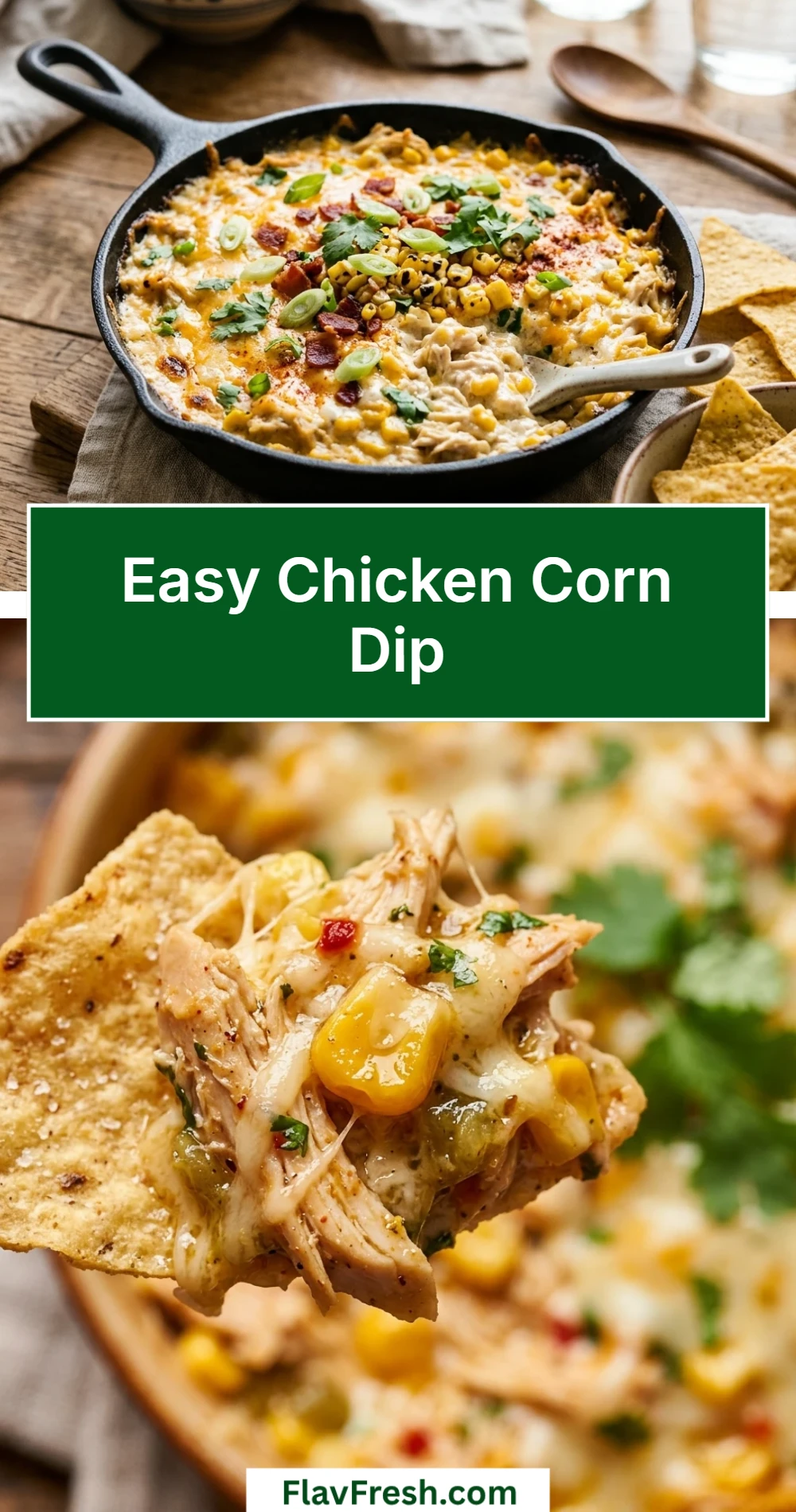 Easy Chicken Corn Dip