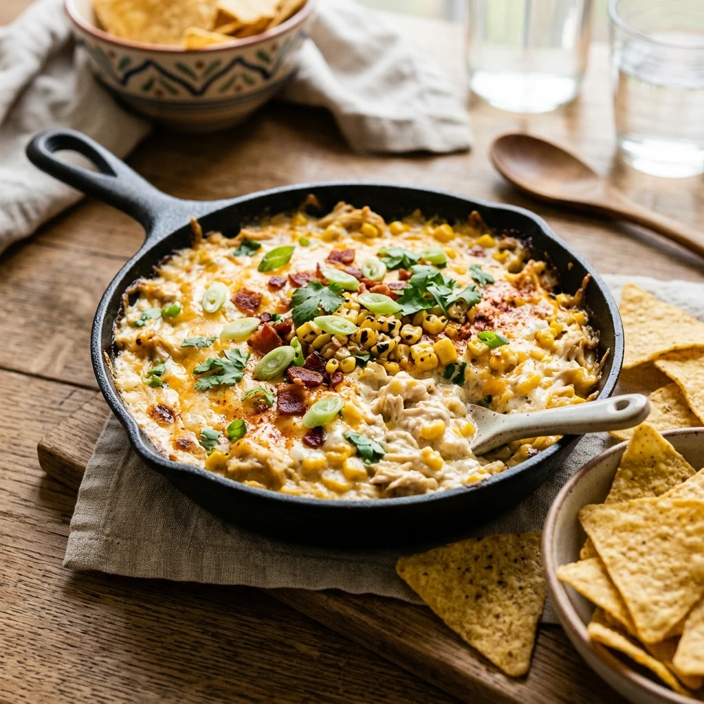 Easy Chicken Corn Dip