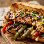Easy Chicken Fajita Hoagies