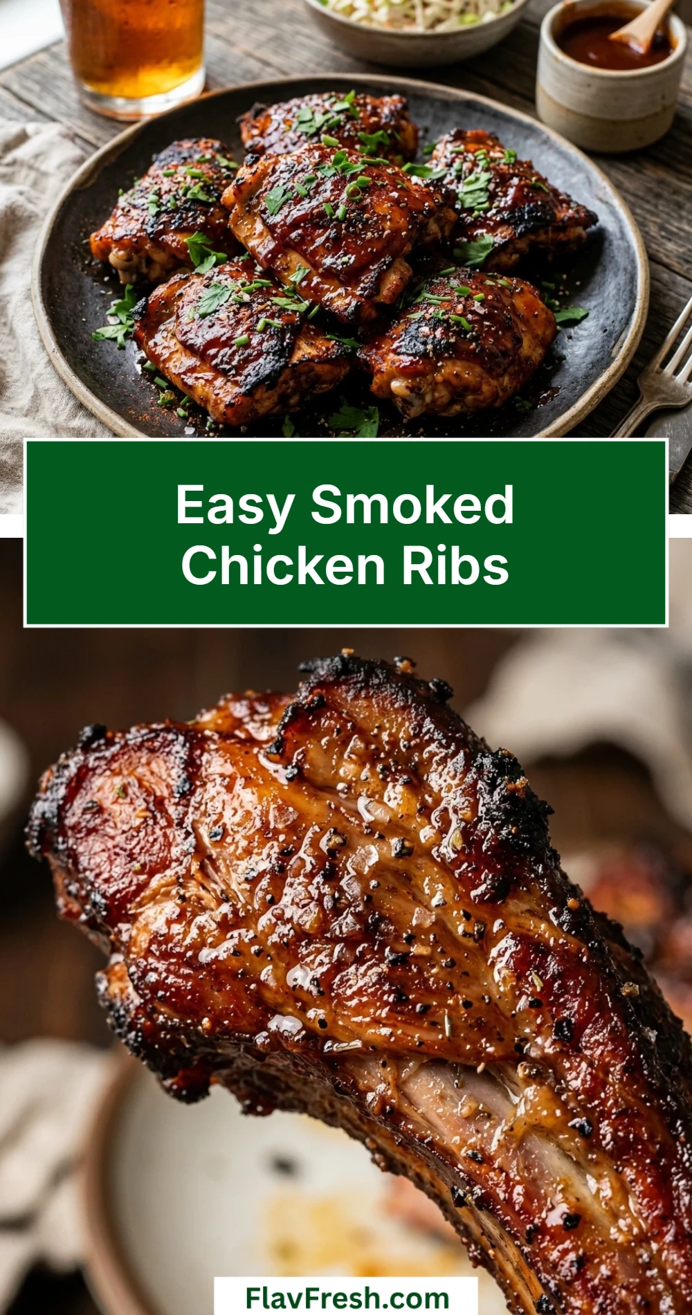 Easy Smoked Chicken Ribs