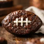 Fudgy Football Brownies