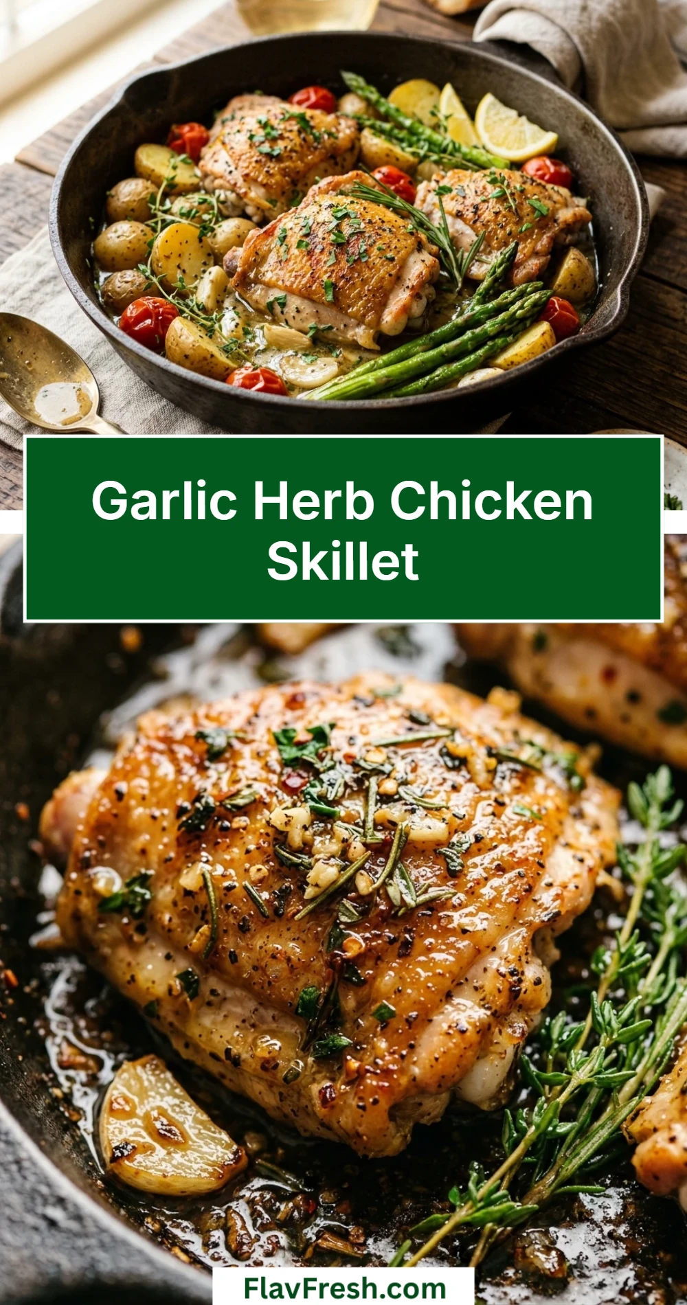 Garlic Herb Chicken Skillet