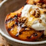 Grilled Peaches with Greek Yogurt Honey