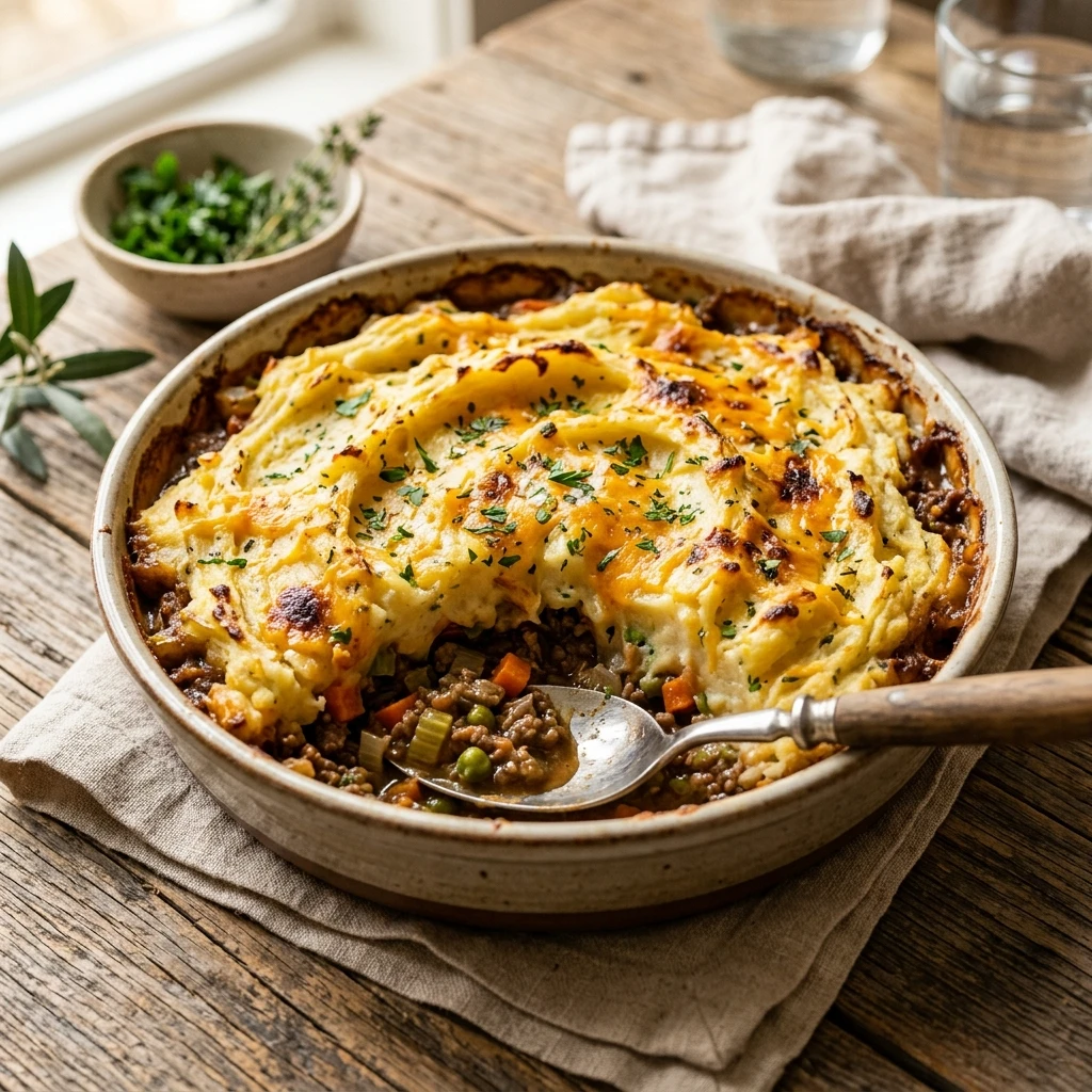 Ground Beef And Potato Bake