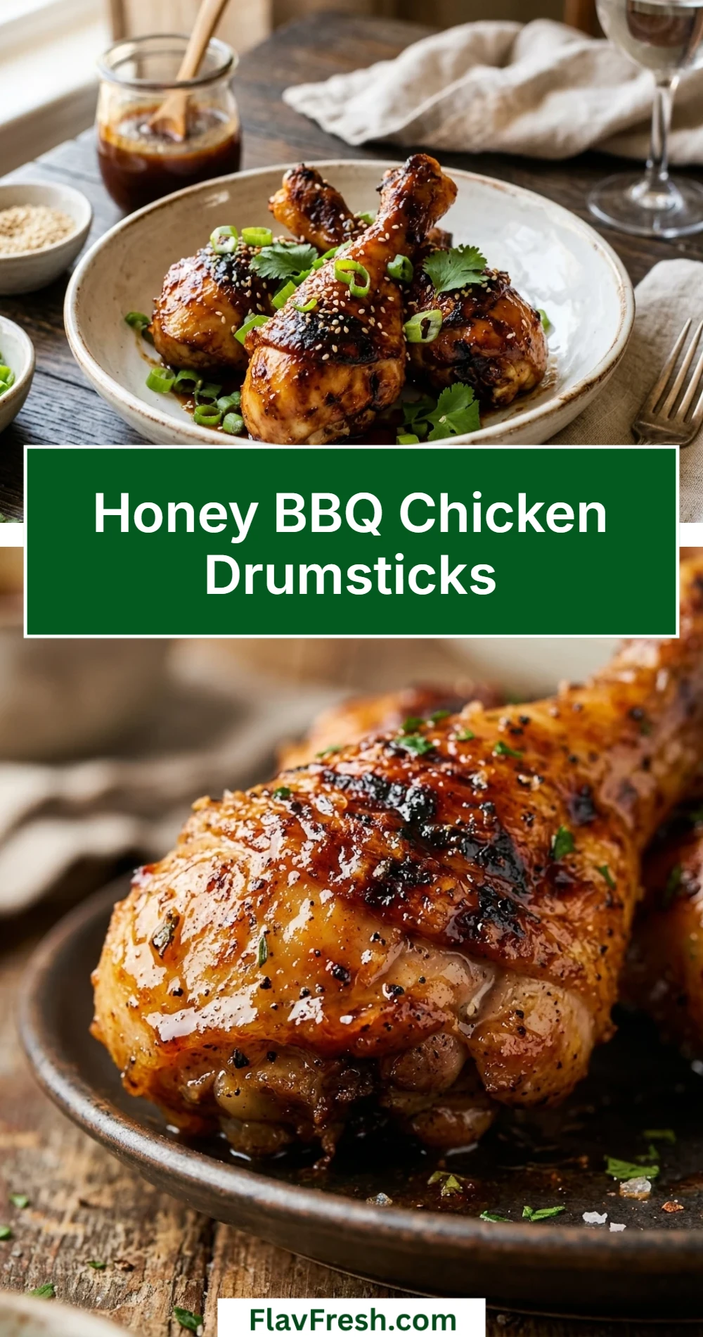 Honey BBQ Chicken Drumsticks