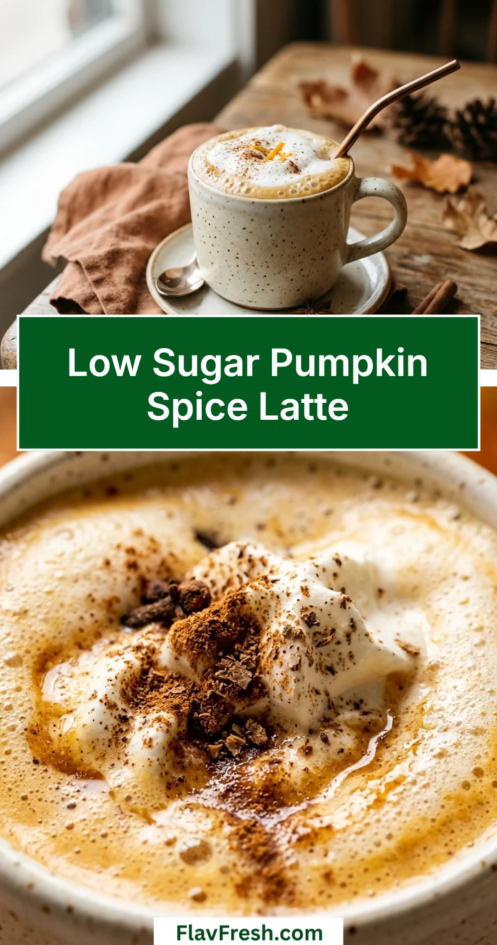 Low Sugar Pumpkin Spice Latte