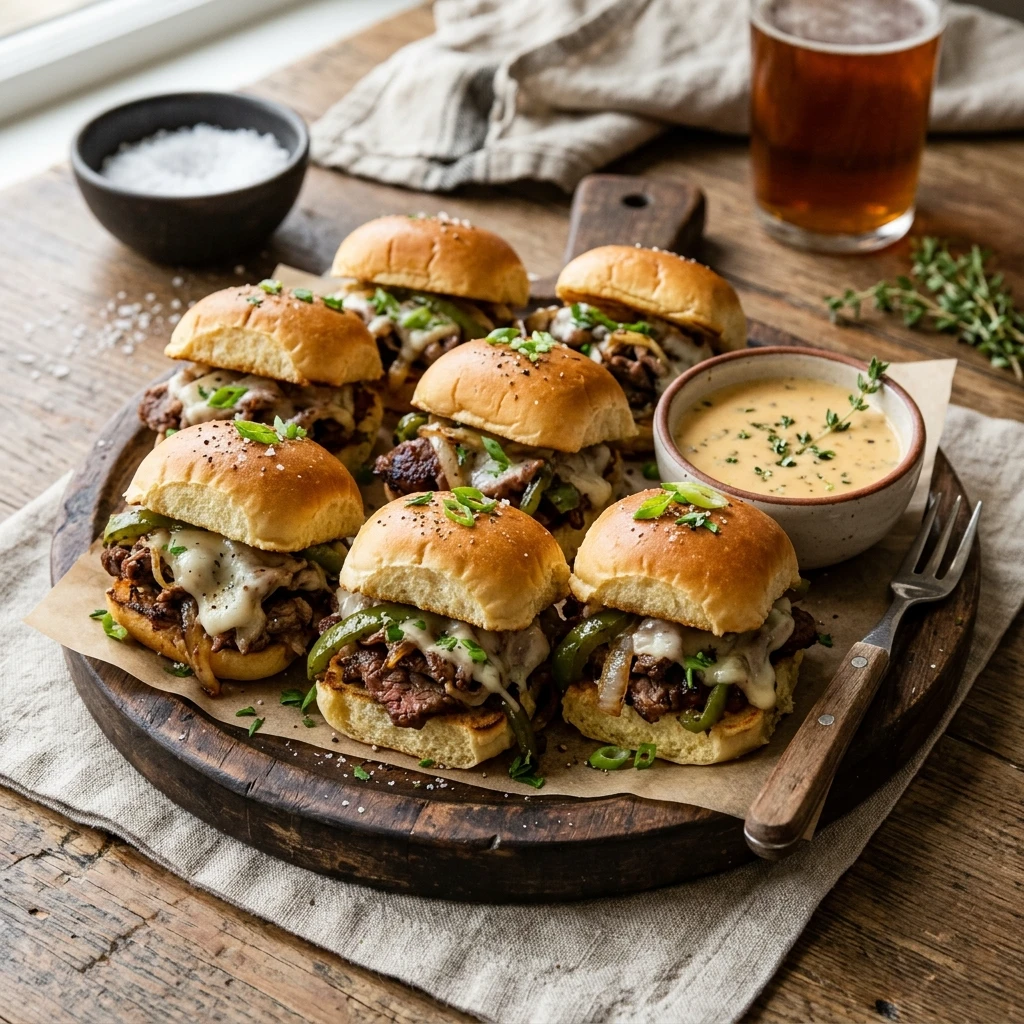 Philly Cheesesteak Bites
