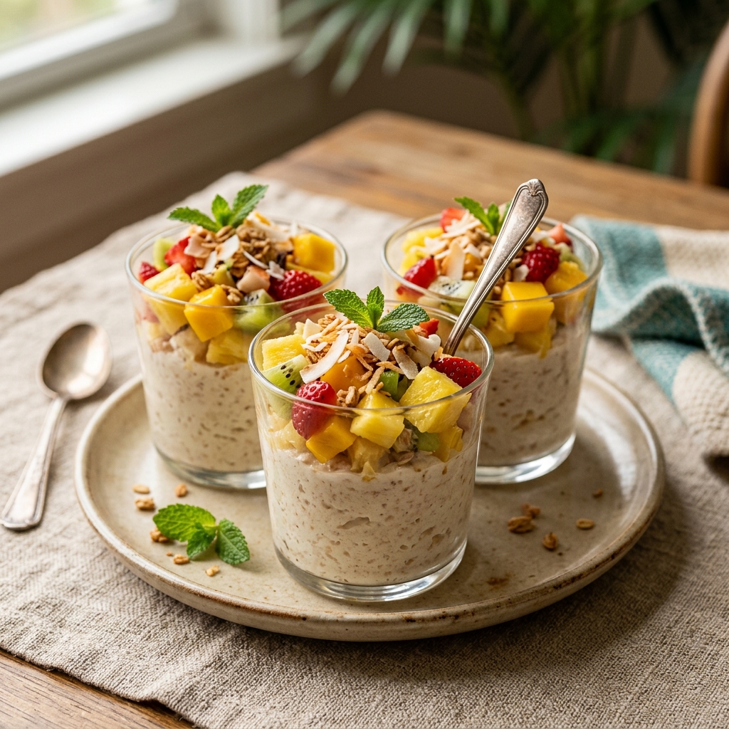 Protein Cheesecake Salad Cups Hawaiian