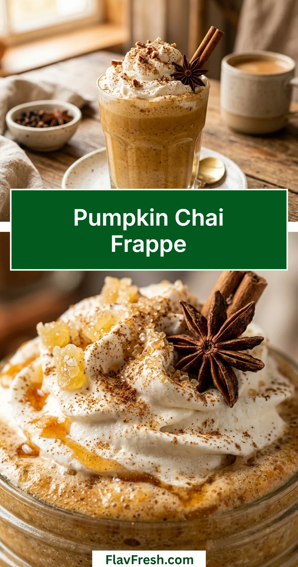 Pumpkin Chai Frappe
