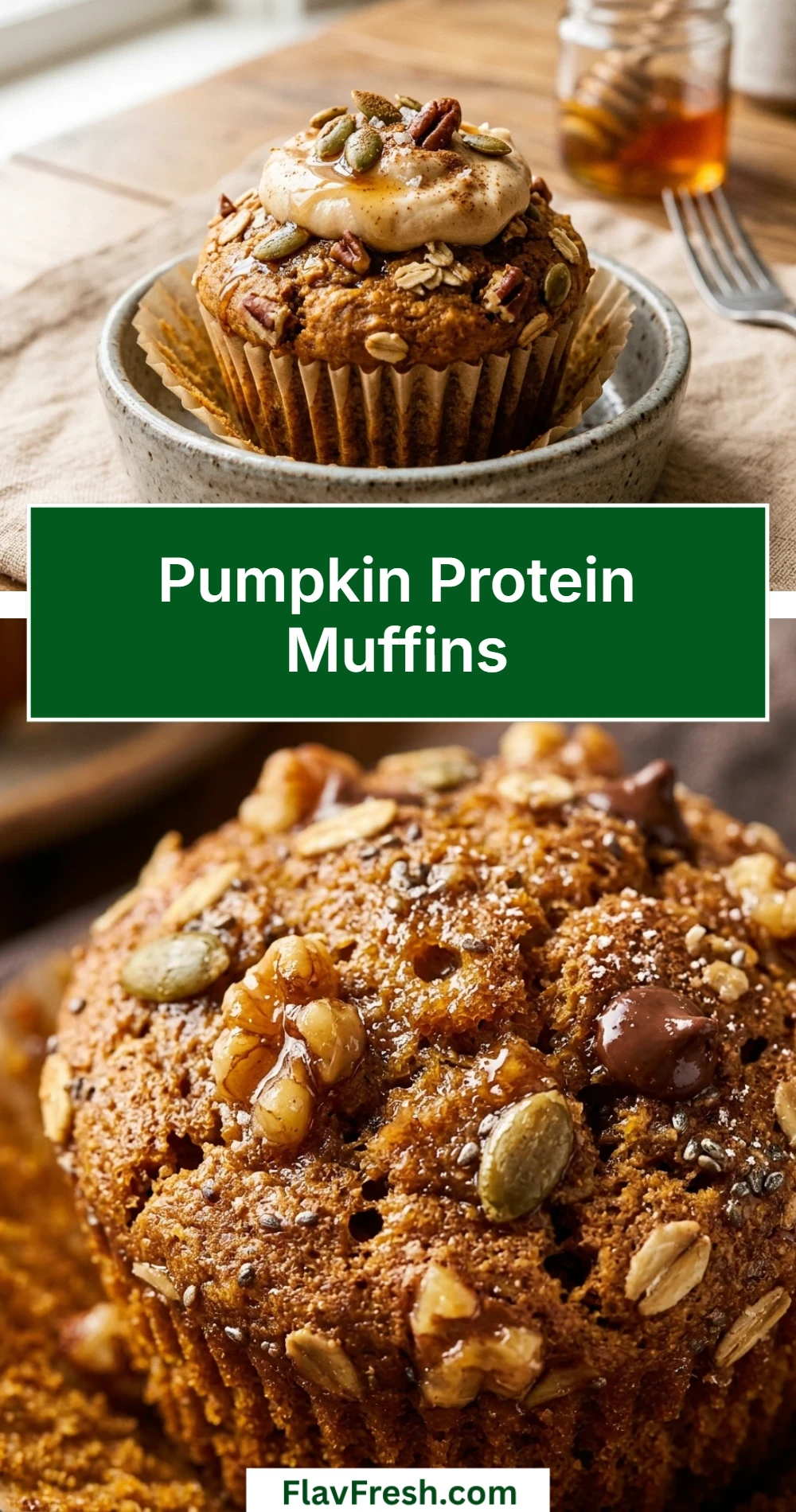 Pumpkin Protein Muffins