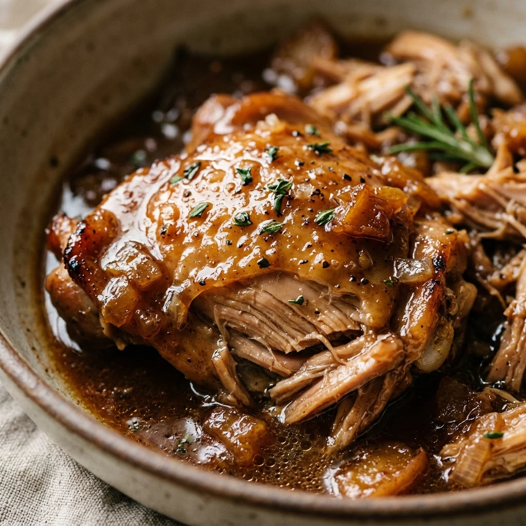 Slow Cooker Apple Cider Chicken
