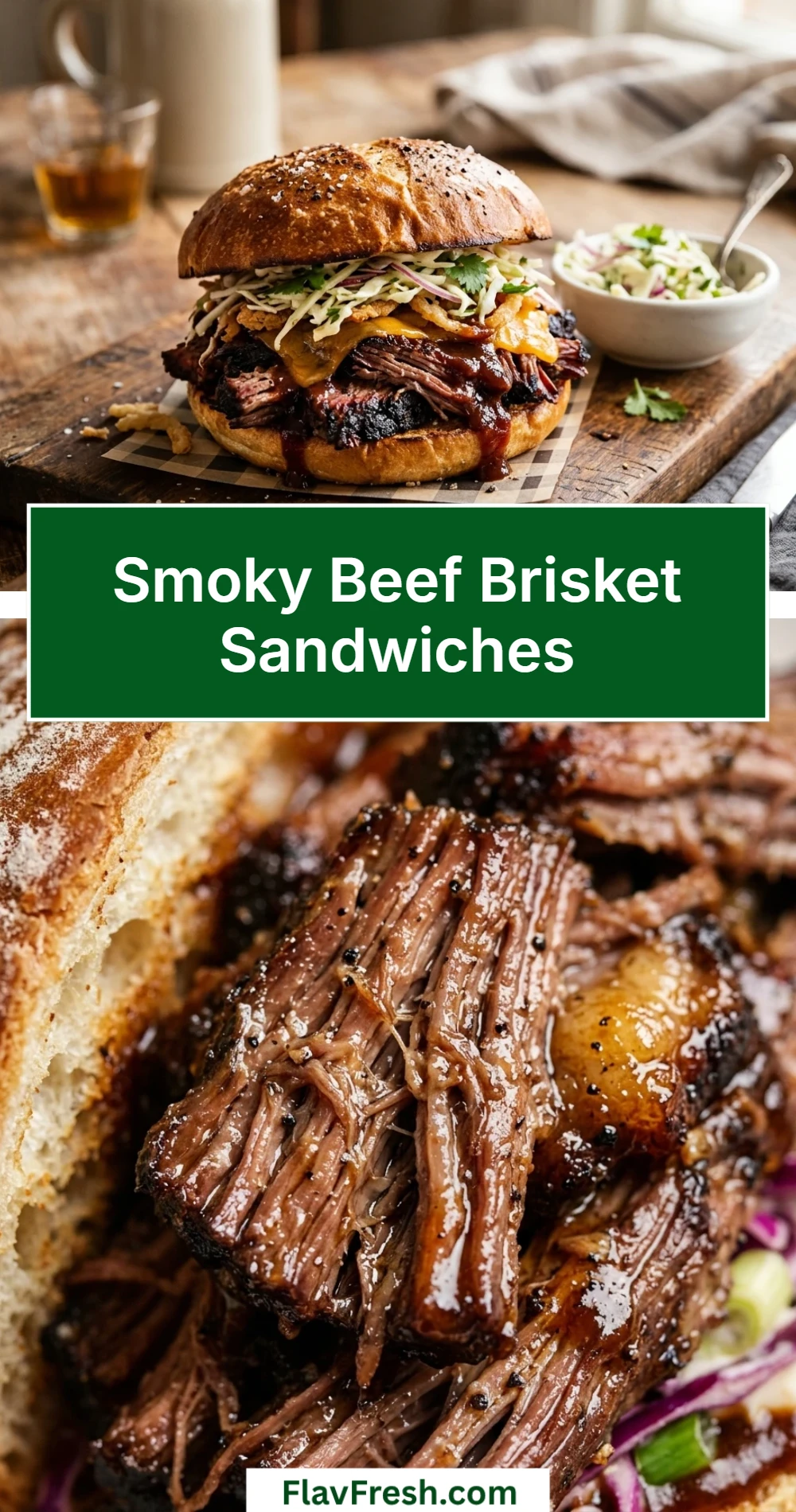 Smoky Beef Brisket Sandwiches