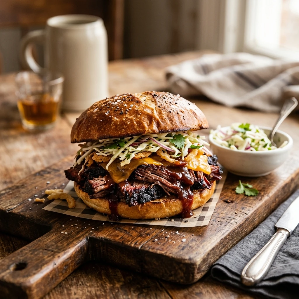 Smoky Beef Brisket Sandwiches