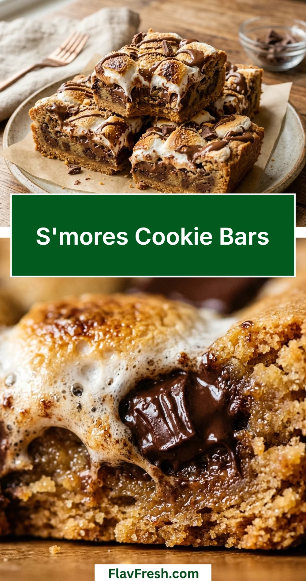 S'mores Cookie Bars