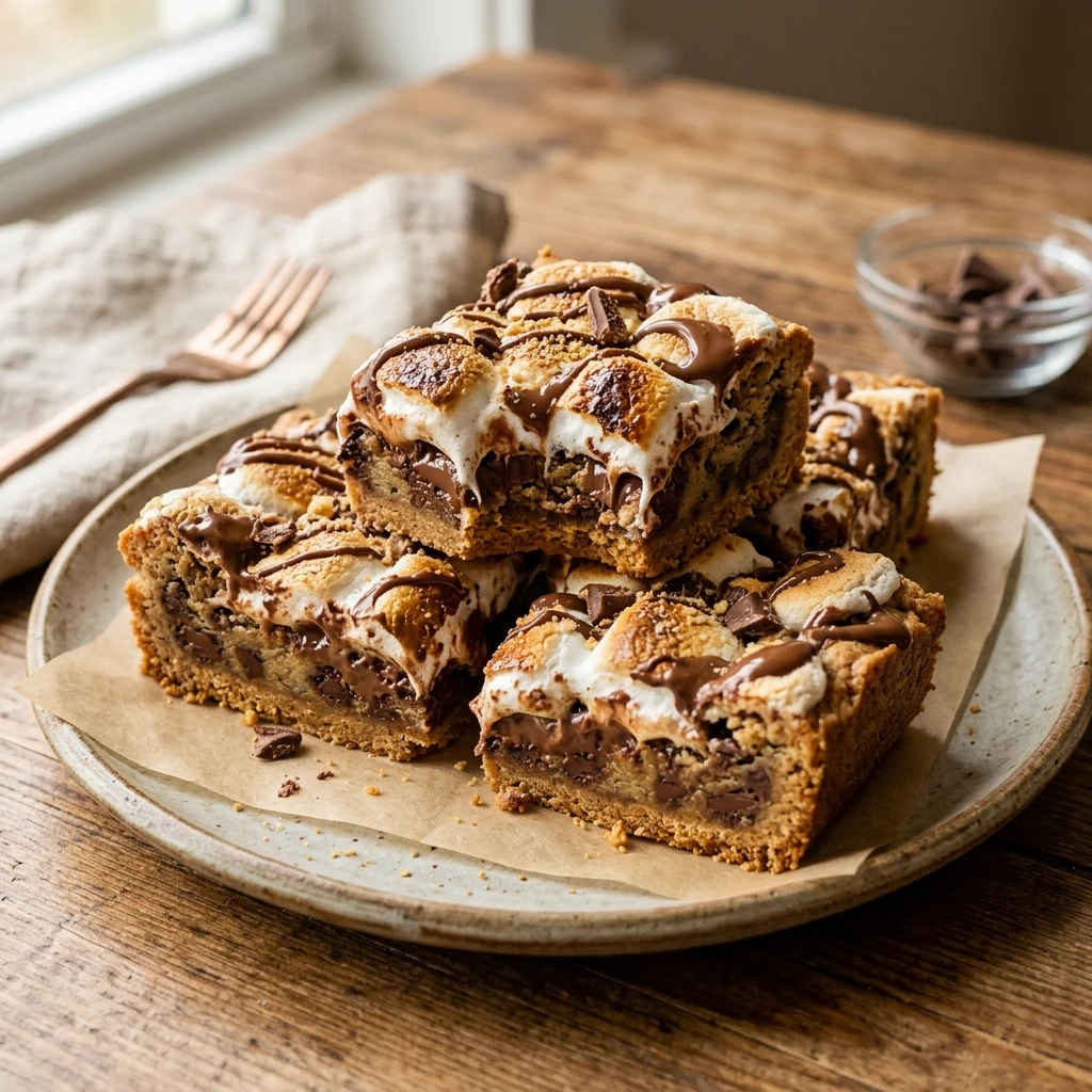 S'mores Cookie Bars