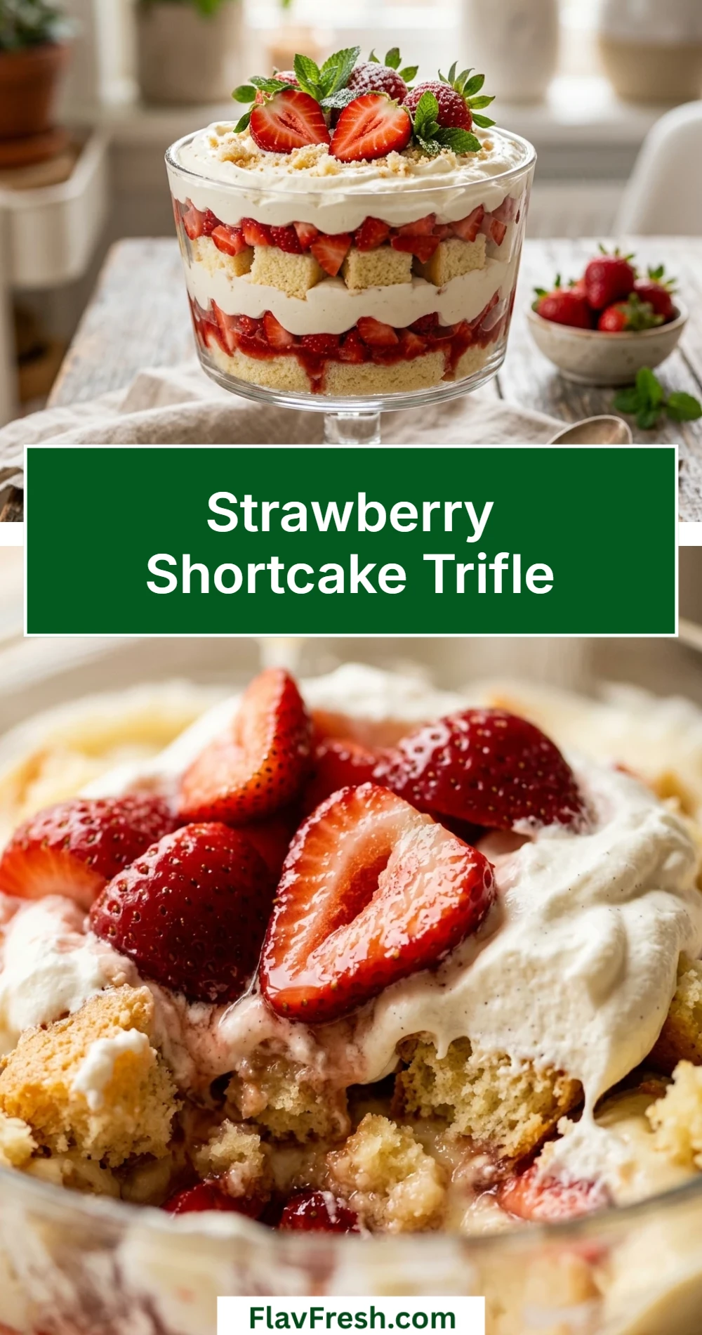 Strawberry Shortcake Trifle