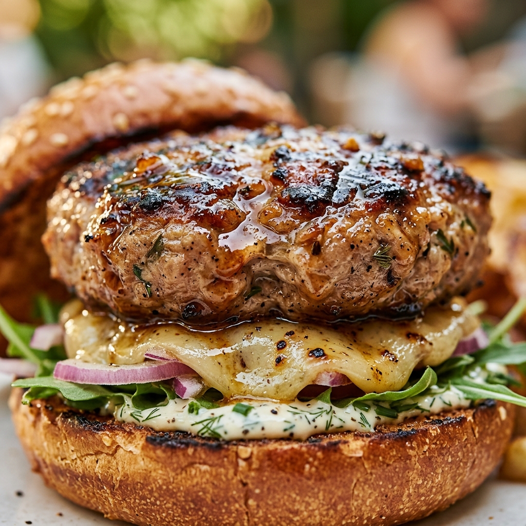 Summer Grilling Turkey Burgers 45g Protein