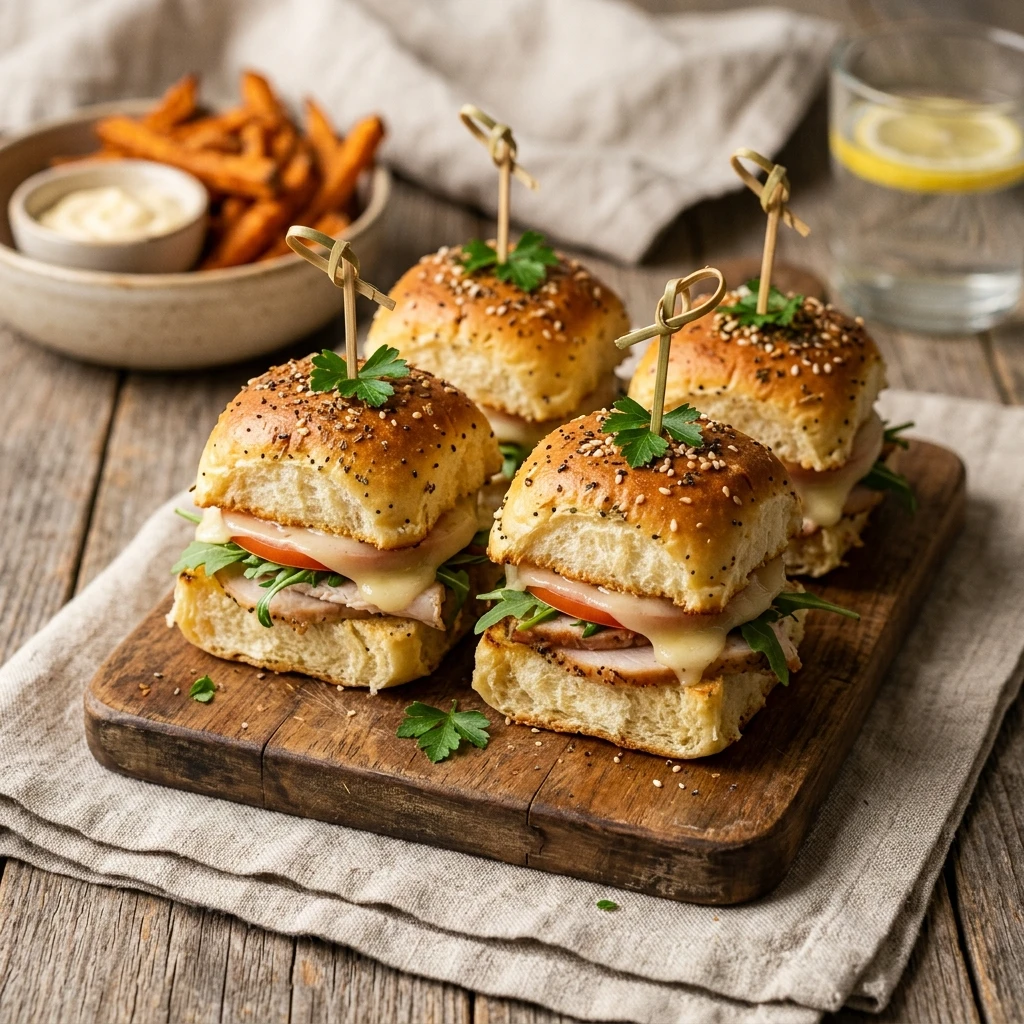 Turkey And Cheese Sliders