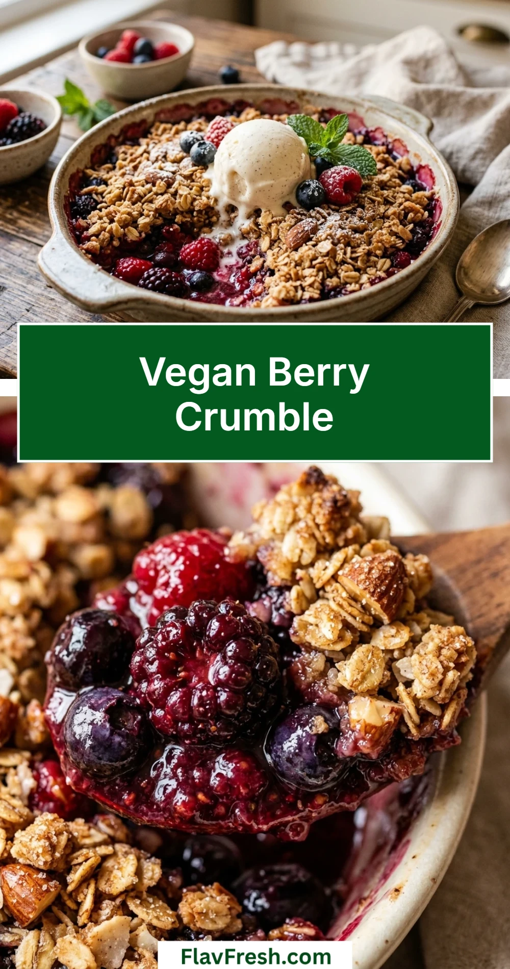 Vegan Berry Crumble